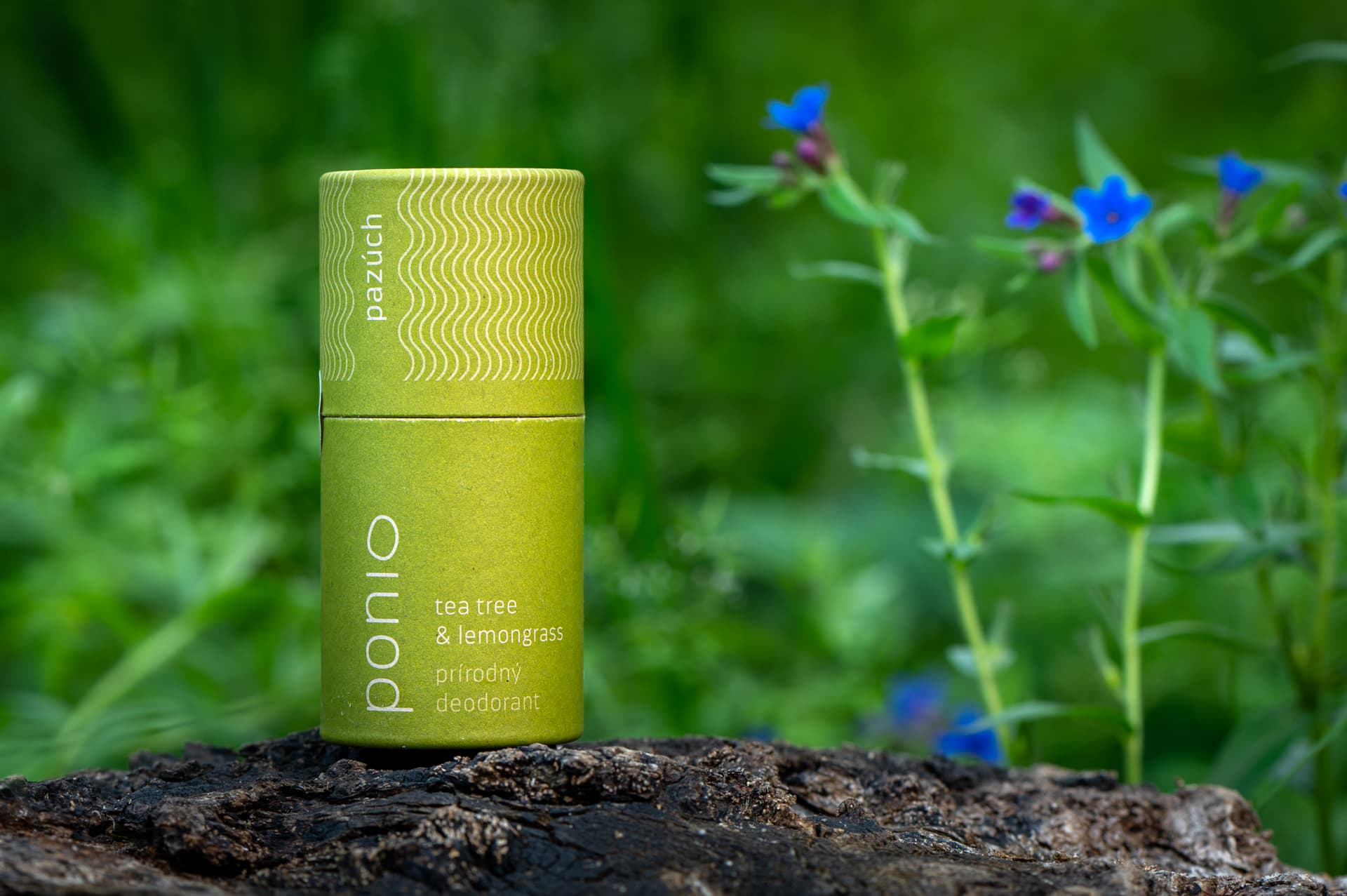 Pazúch Tea tree & lemongras - prírodný deodorant Ponio 1